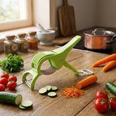 Plastic 2 in 1 Vegetable & Fruit Multi Cutter with Peeler