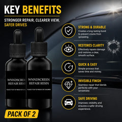 Windshield Repair Resin (Pack of 2)
