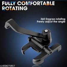 Bike Mount Holder for Navigation 360 Degree Rotating Handlebar
