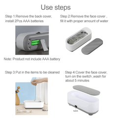 Mini Portable Ultrasonic Vibration Cleaning Machine